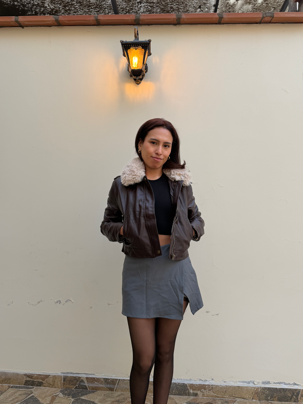 Casaca urbana cuerina